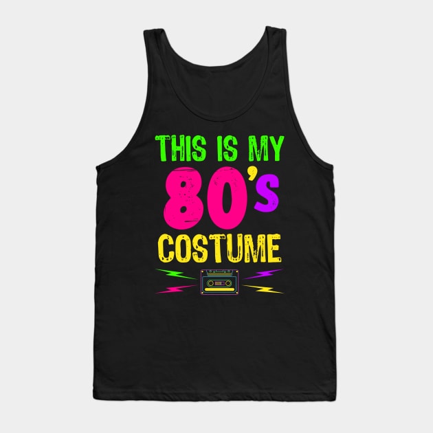This is my 80's costume - Retro Neon Style Halloween Tank Top by Teeziner